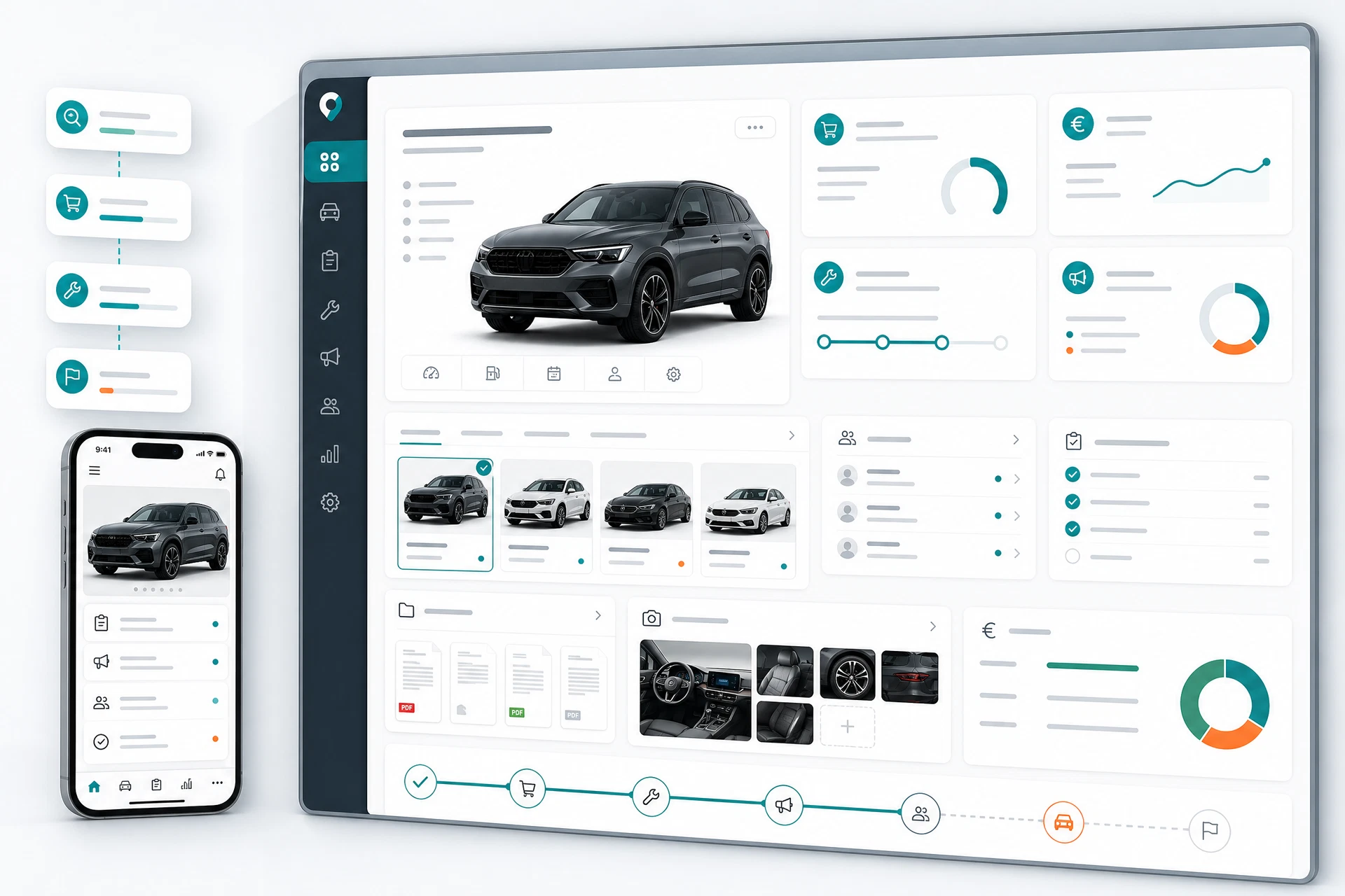 DealerPilot-Plattform für den digitalen Fahrzeughandel mit zentraler Fahrzeugakte